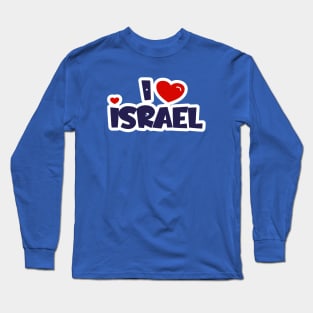 I Hart Israel Long Sleeve T-Shirt